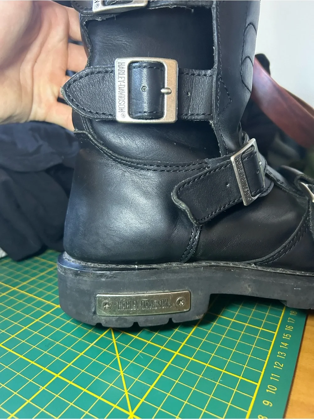 Vintage Harley Davidson “Defender” moto boots - Picture 7 of 16